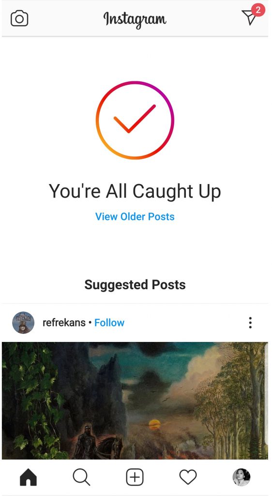 Suggested Posts on Instagram